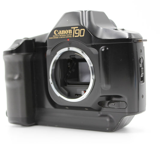 Canon T90 35mm SLR Film Camera Body Black New FD 35-105mm f/3.5-4.5 Lens【Exc+4】