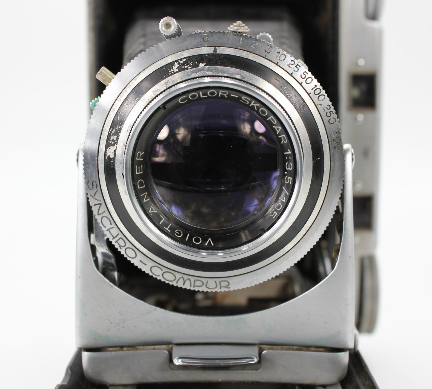 Voigtlander Bessa II 6x9 Film Camera 105mm f/3.5 Color Skopar Lens JAPAN【As-is】