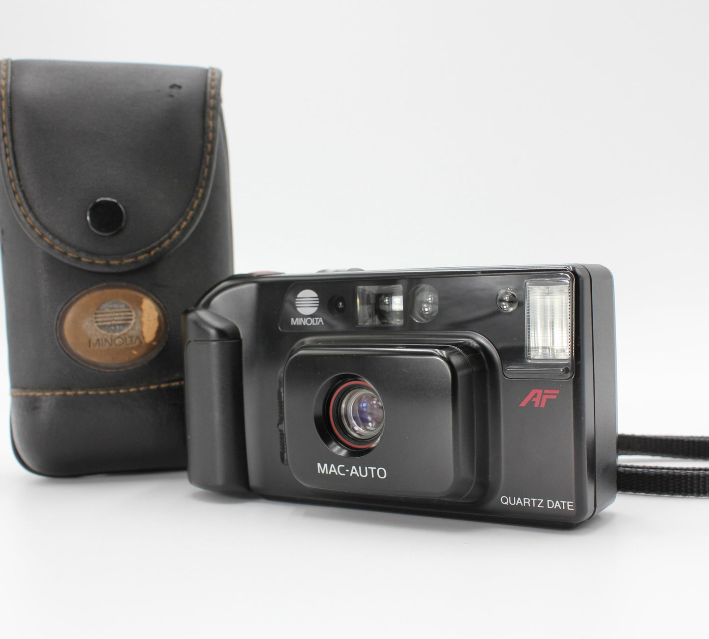 Minolta MAC-DUAL QUARTZ DATE Point & Shoot Film Camera from JAPAN【Exc+4】