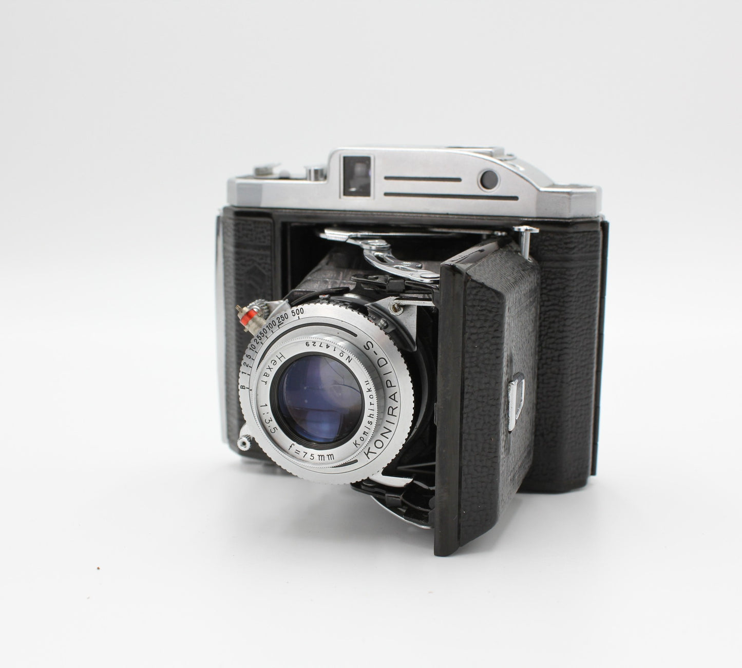 KONICA PEARL II Rangefinder 6x4.5 Medium Format Film Camera 75mm f/3.5【Exc+3】