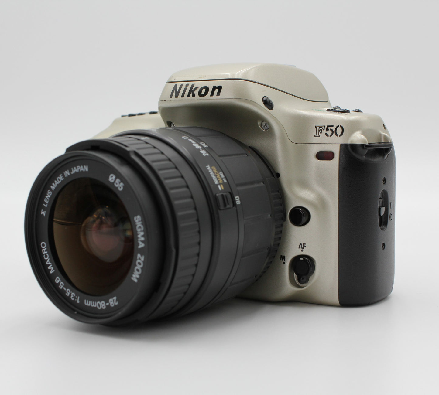 Nikon F50 SLR Camera Sigma Zoom 28-80mm F3.5-5.6 D Macro Lens from JAPAN【Exc+5】