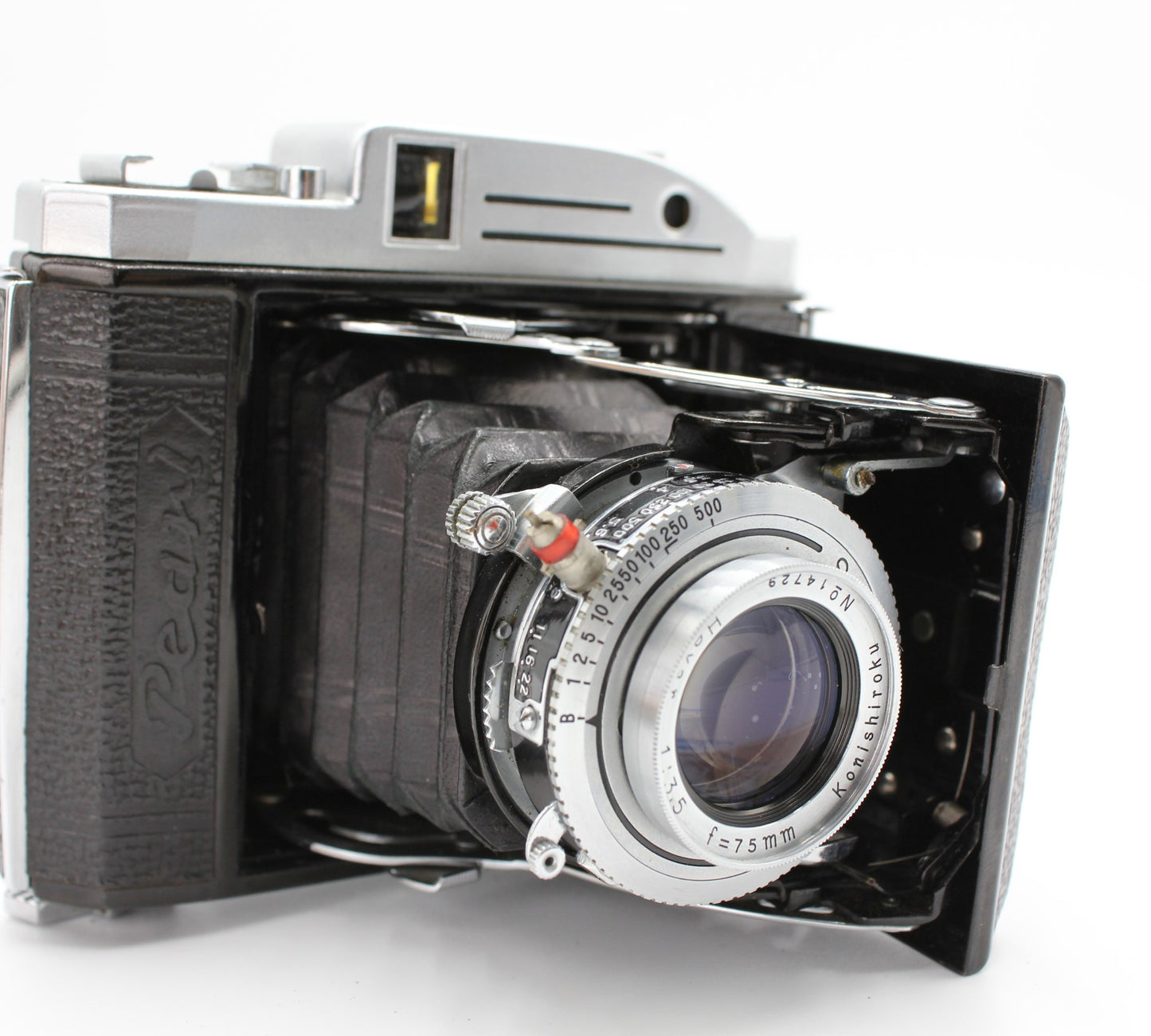 KONICA PEARL II Rangefinder 6x4.5 Medium Format Film Camera 75mm f/3.5【Exc+3】