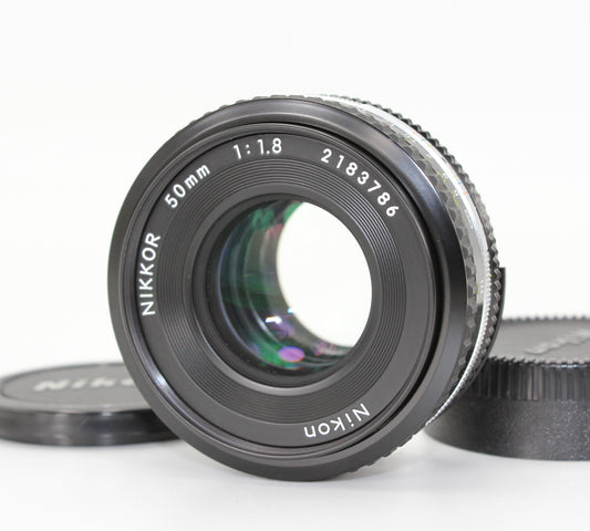 Nikon Ai-S NIKKOR 50mm F1.8 MF Pancake Prime Lens from JAPAN【Near Mint】