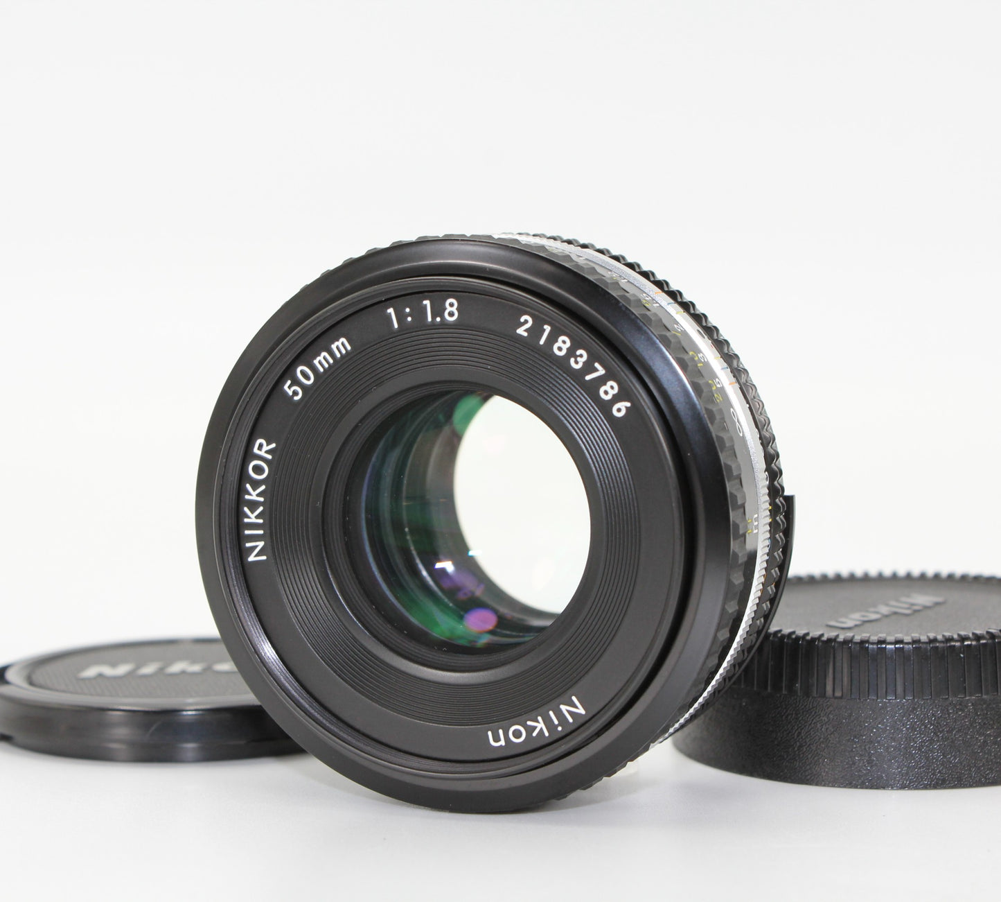Nikon Ai-S NIKKOR 50mm F1.8 MF Pancake Prime Lens from JAPAN【Near Mint】