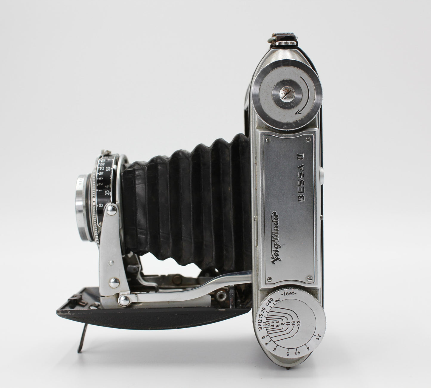 Voigtlander Bessa II 6x9 Film Camera 105mm f/3.5 Color Skopar Lens JAPAN【As-is】