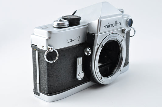 Minolta SR-7 35mm SLR Film Camera Body Vintage Manual Focus Japan【Very good】