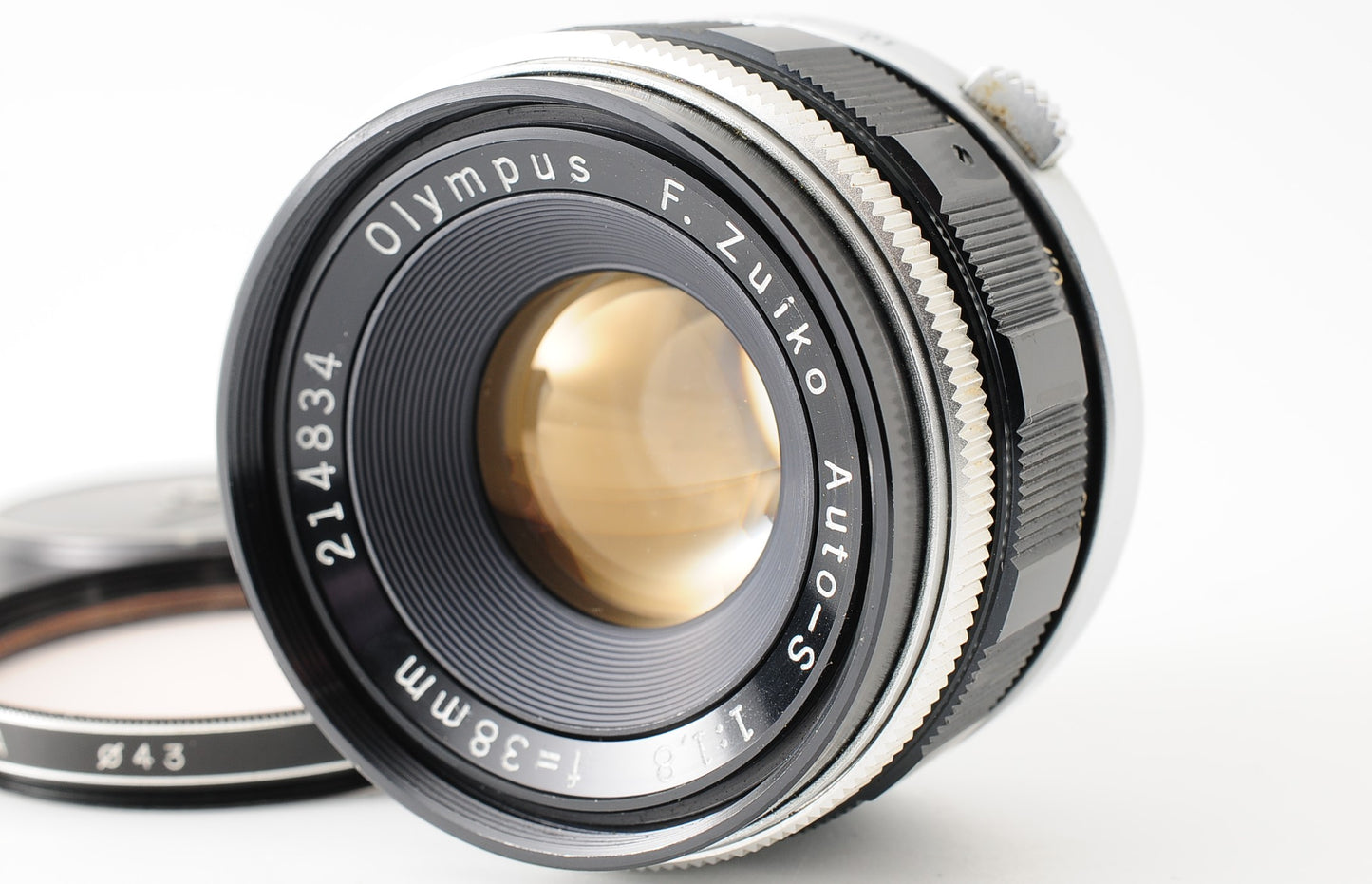 OLYMPUS F.Zuiko Auto-S 38mm f/1.8 MF Lens for Pen F Mount from JAPAN 【Exc+3】