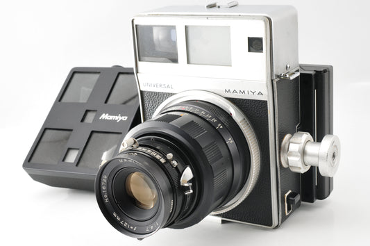 Mamiya Universal Press Sekor P 127mm f/4.7 Polaroid Back Photo Adapter【Exc4+】