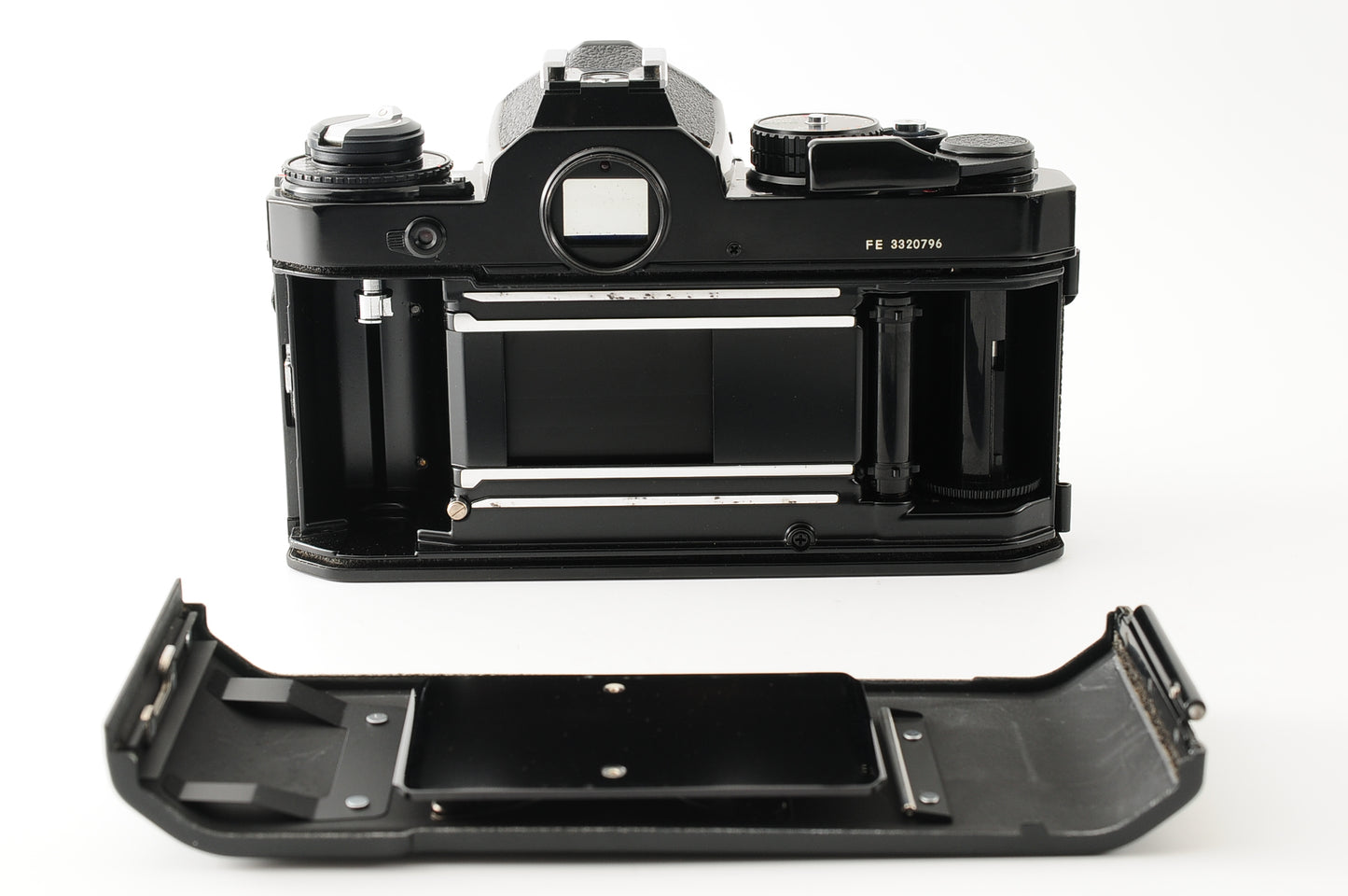 Nikon FE Black 35mm SLR Film Camera MD-12 Motordrive from JAPAN【Exc+4】