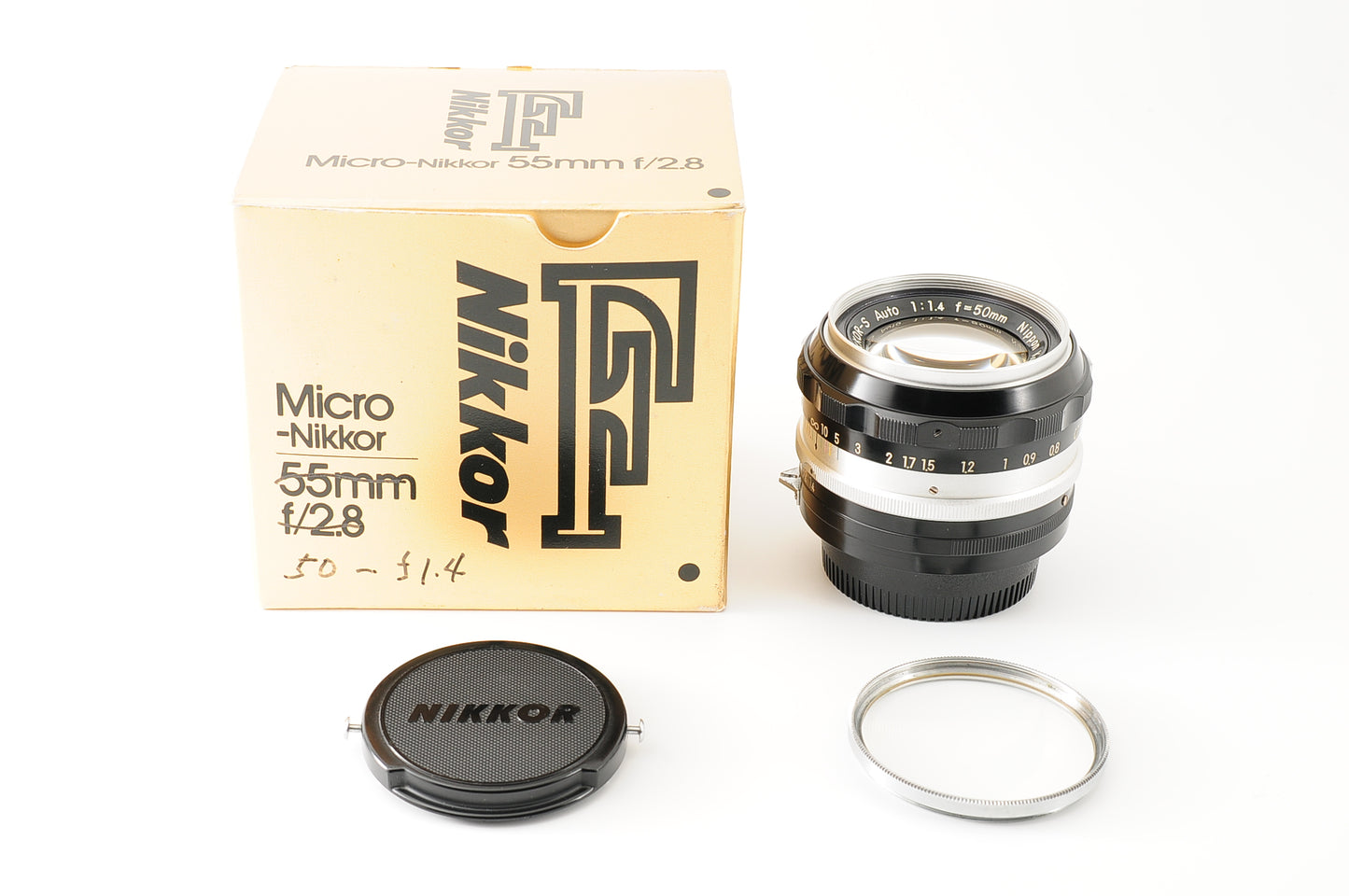 Nikon Nikkor-S Auto 50mm f/1.4 Lens non Ai From JAPAN 【Exc+5】