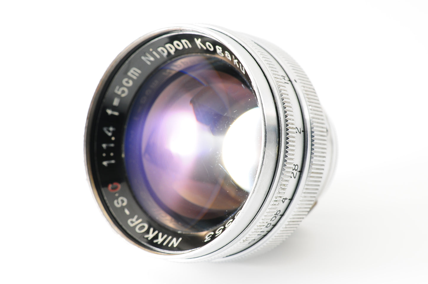 Nikon Nippon Kogaku Nikkor-S.C 5cm 50mm f/1.4 MF Lens S Mount From JAPAN 【Exc+4】