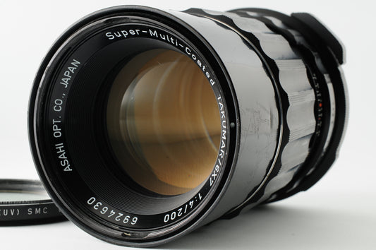 ASAHI PENTAX Super Multi Coated TAKUMAR 6X7 200mm f/4 JAPAN【Exc+4】