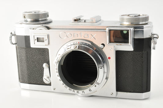 CONTAX ZEISS IKON ⅡRangefinder Carl Zeiss Jena Sonnar 50mm f/2 from JAPAN【Read】