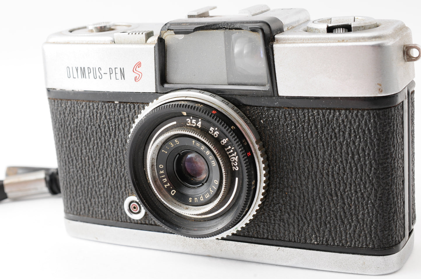 OLYMPUS PEN S Half Frame Film Camera 28mm  f/3.5 Lens from Japan【Very Good】