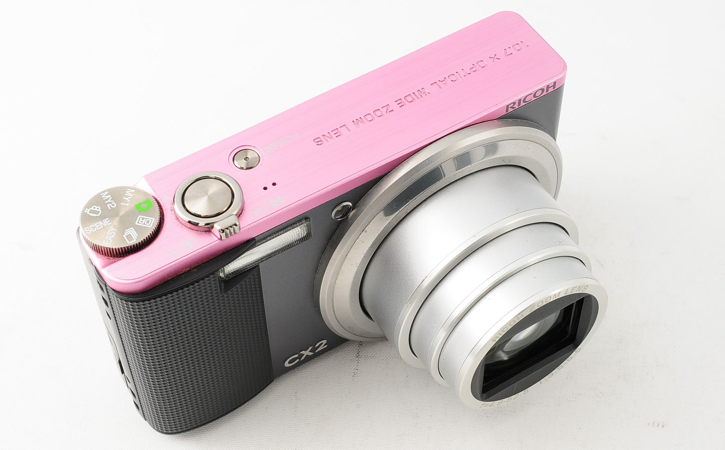 RICOH CX2 10.7x 9.2MP Digital Camera Pink/Gunmetal Japan【Exc+4】