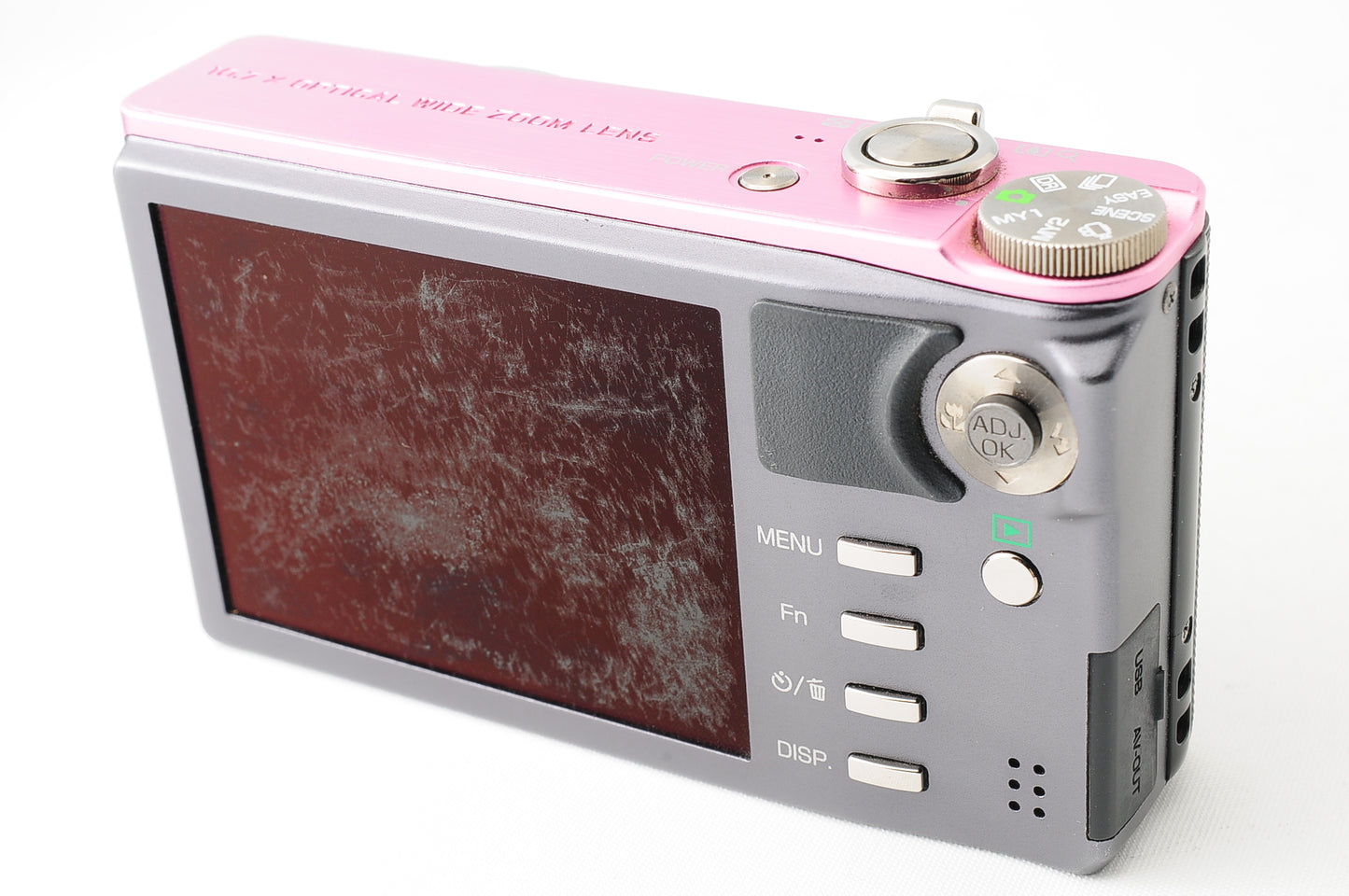 RICOH CX2 10.7x 9.2MP Digital Camera Pink/Gunmetal Japan【Exc+4】