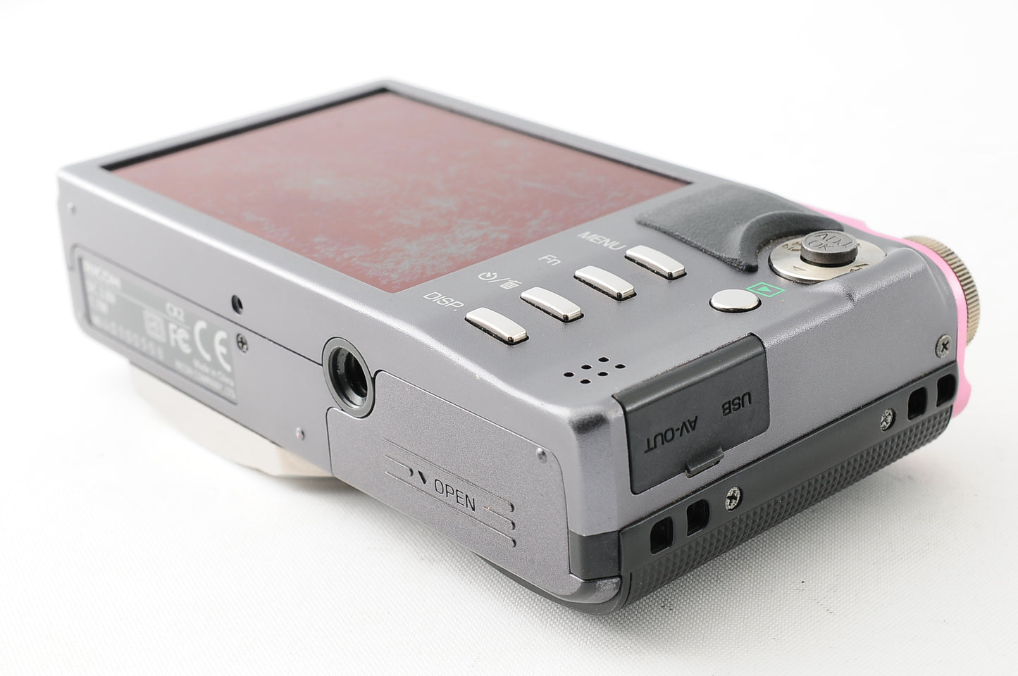 RICOH CX2 10.7x 9.2MP Digital Camera Pink/Gunmetal Japan【Exc+4】