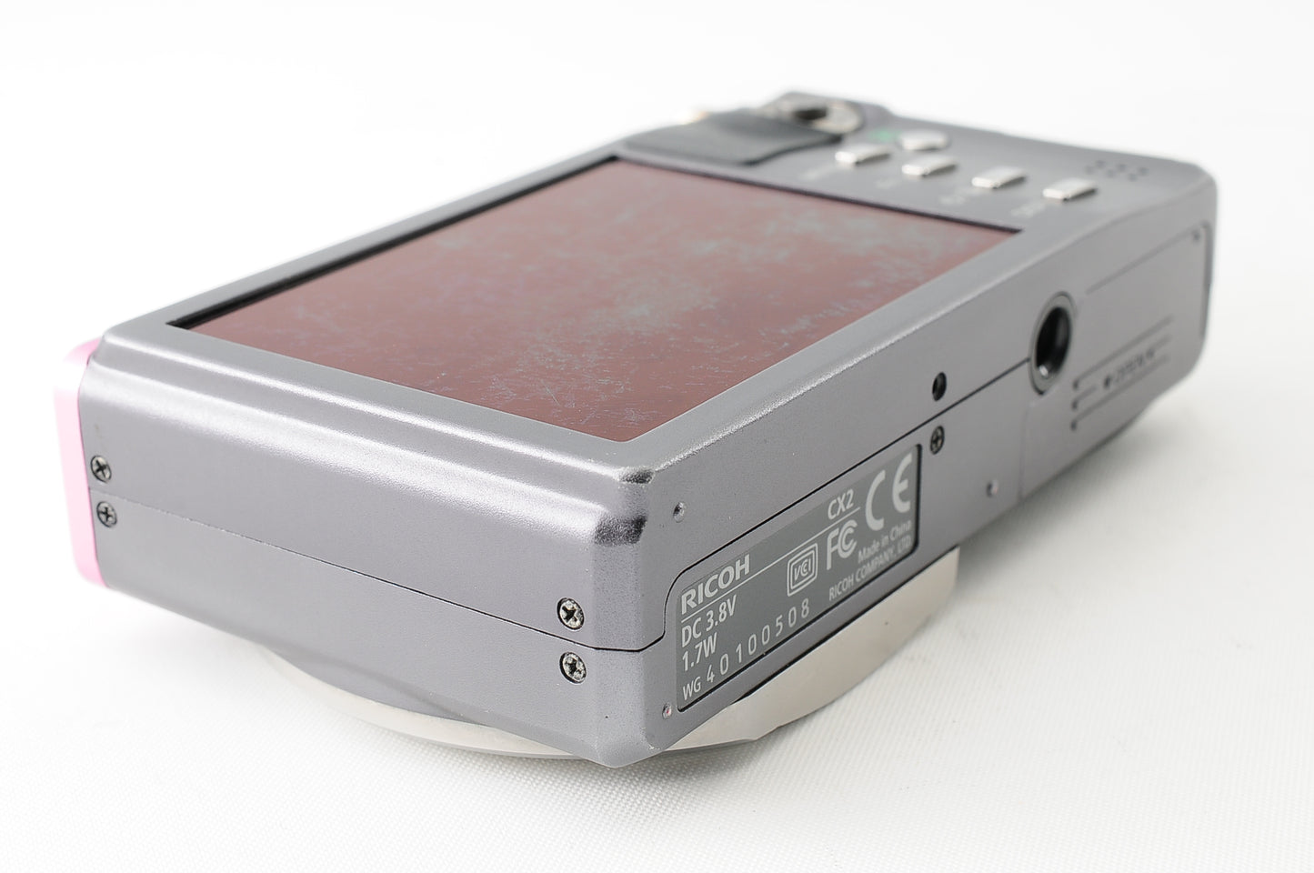 RICOH CX2 10.7x 9.2MP Digital Camera Pink/Gunmetal Japan【Exc+4】