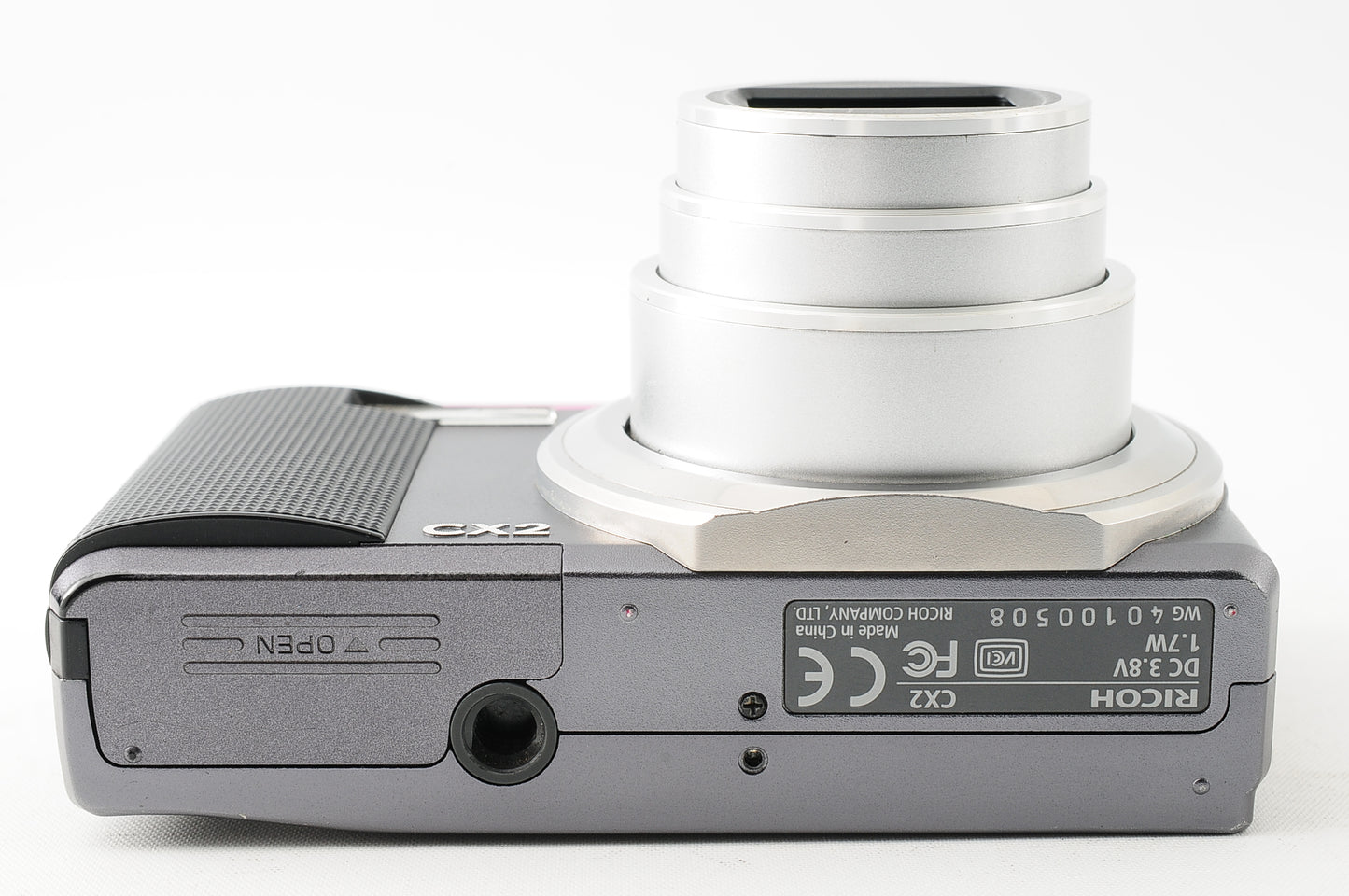 RICOH CX2 10.7x 9.2MP Digital Camera Pink/Gunmetal Japan【Exc+4】