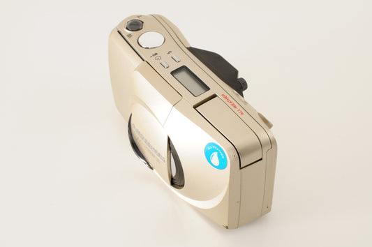 Olympus Mju μ Zoom 130 Gold Point & Shoot AF Film Camera JAPAN【Near Mint】