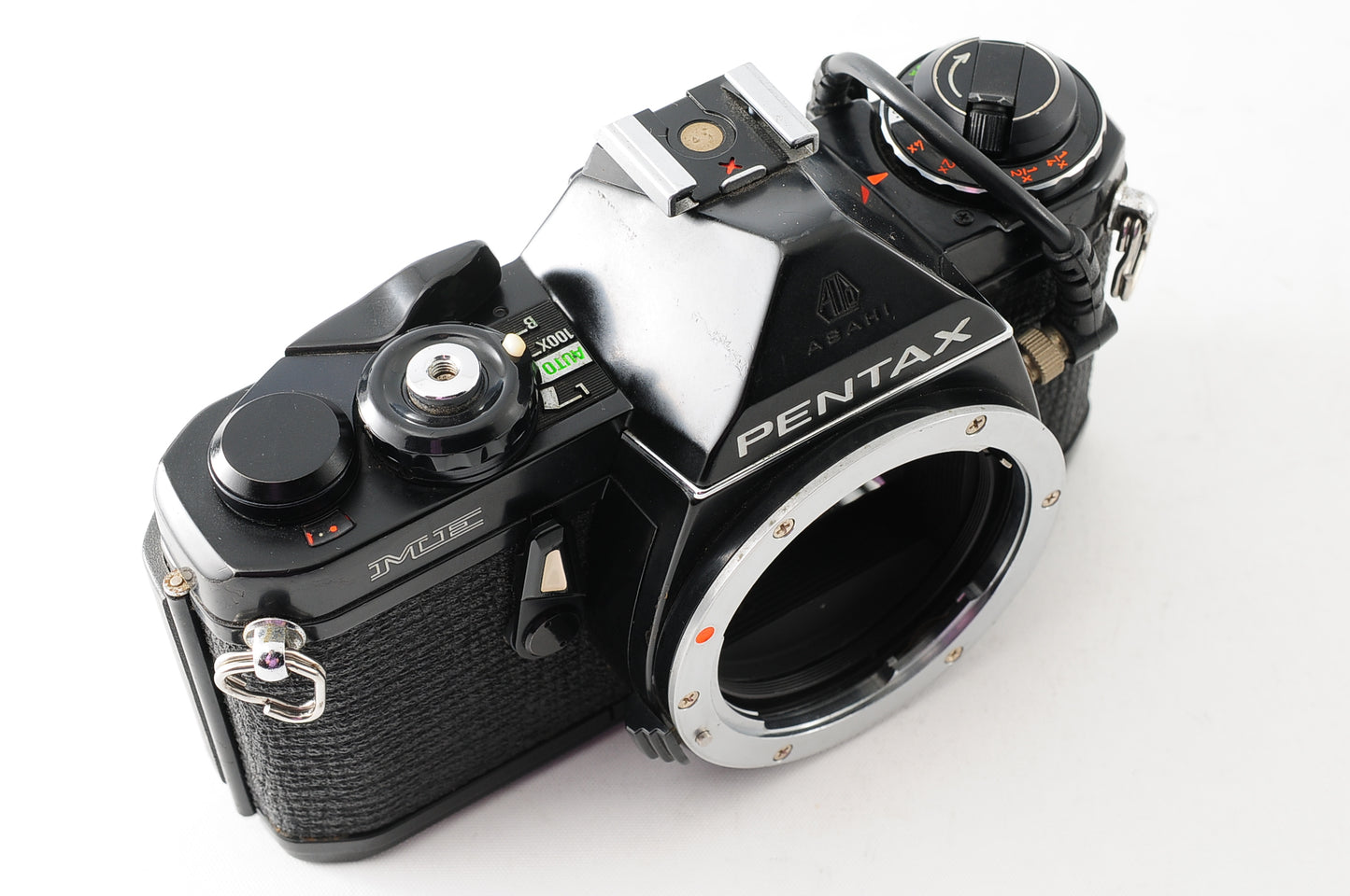 PENTAX ME Black DIGITAL DATE M Film Camera Body from JAPAN【Exc+5】