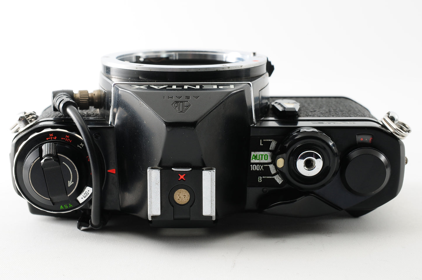 PENTAX ME Black DIGITAL DATE M Film Camera Body from JAPAN【Exc+5】