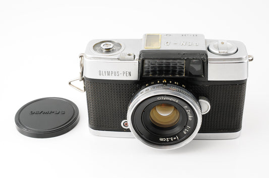 Olympus PEN D 35mm Half Frame Film Camera Silver from Japan【Exc+4】