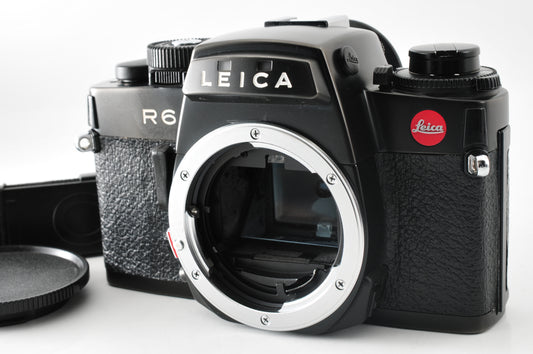 Leica R6 Black 35mm SLR Film Camera Body R mount From JAPAN【Read】