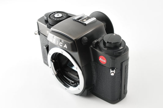 Leica R6 Black 35mm SLR Film Camera Body R mount From JAPAN【Read】