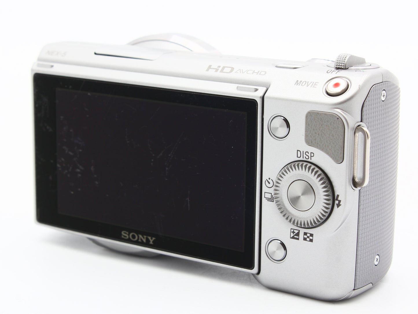 SONY NEX-5 Silver Digital Camera 14.2MP 18-55mm f/3.5-5.6 OSS Lens JAPAN 【Exc+5】