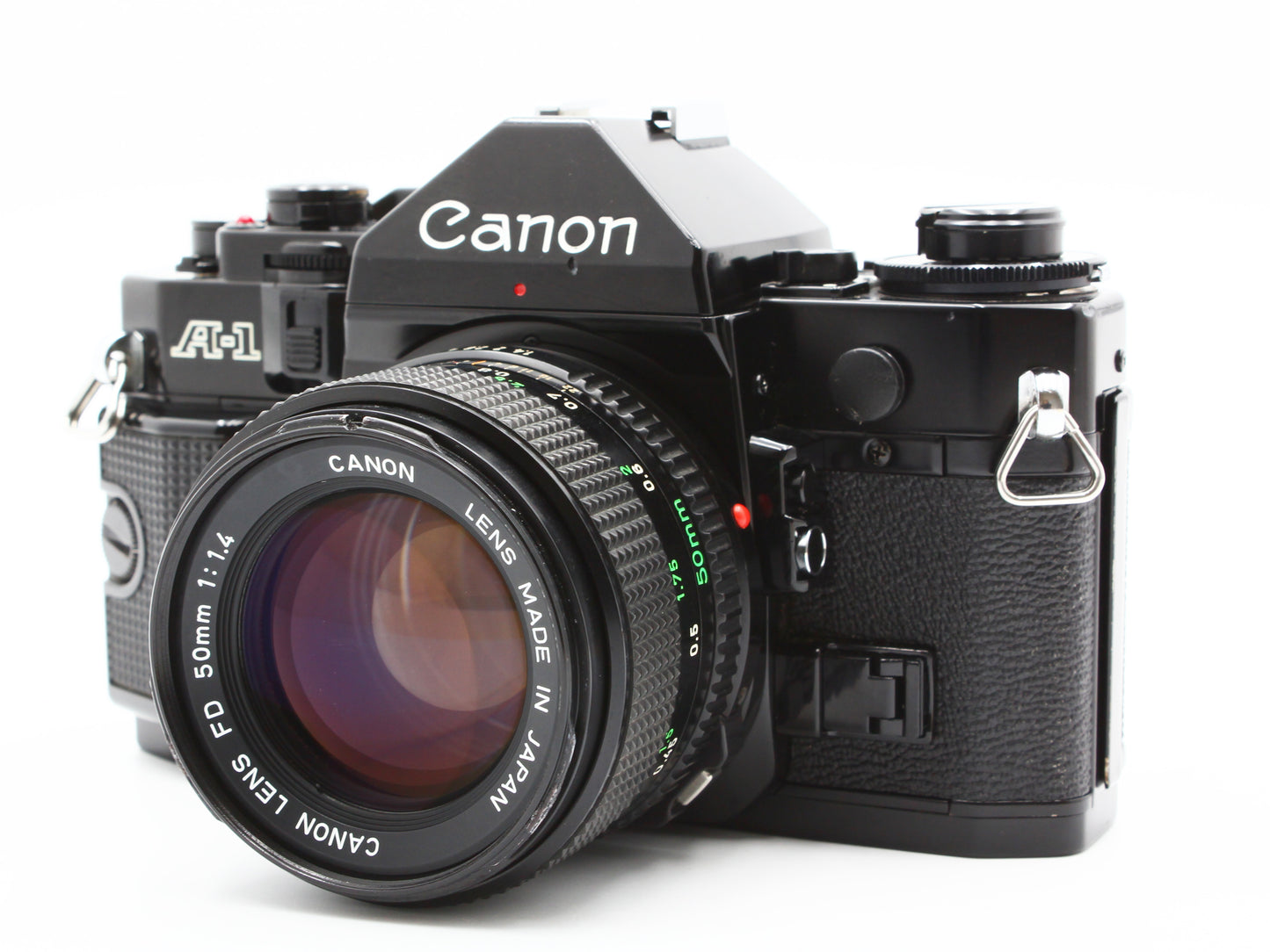 Canon A-1 35mm SLR Camera New FD 50mm f1.4 Lens from JAPAN【Exc+4】