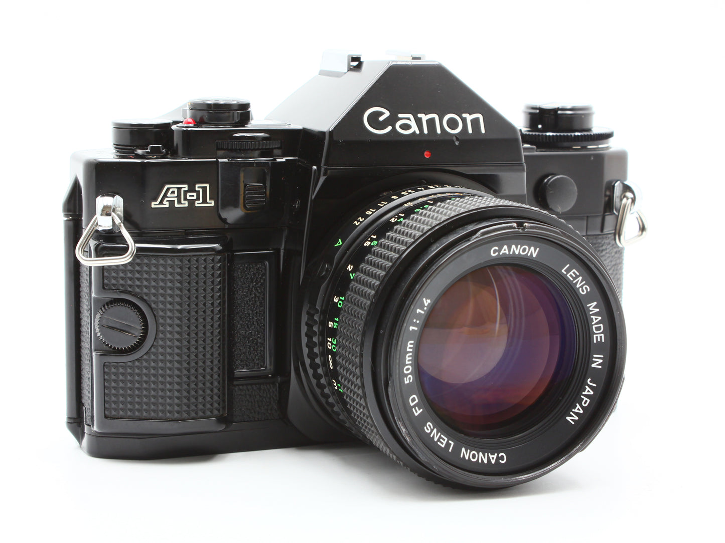 Canon A-1 35mm SLR Camera New FD 50mm f1.4 Lens from JAPAN【Exc+4】