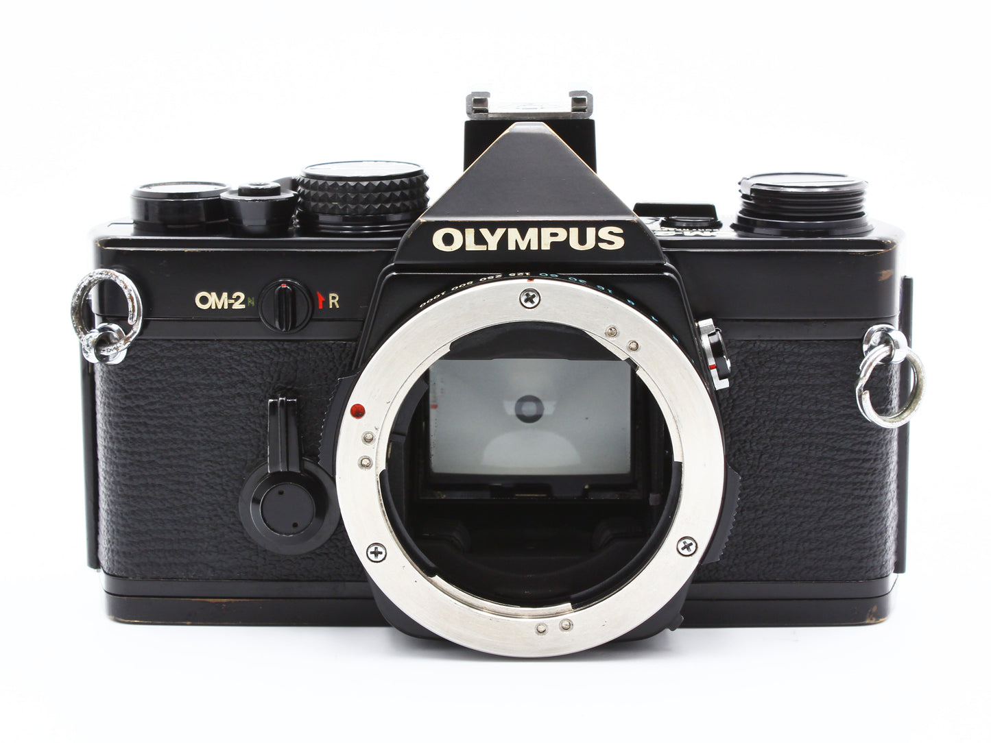Olympus OM-2N Black 35mm SLR Camera F.Zuiko 50mm f1.8 Lens Winder 2【Exc+4】