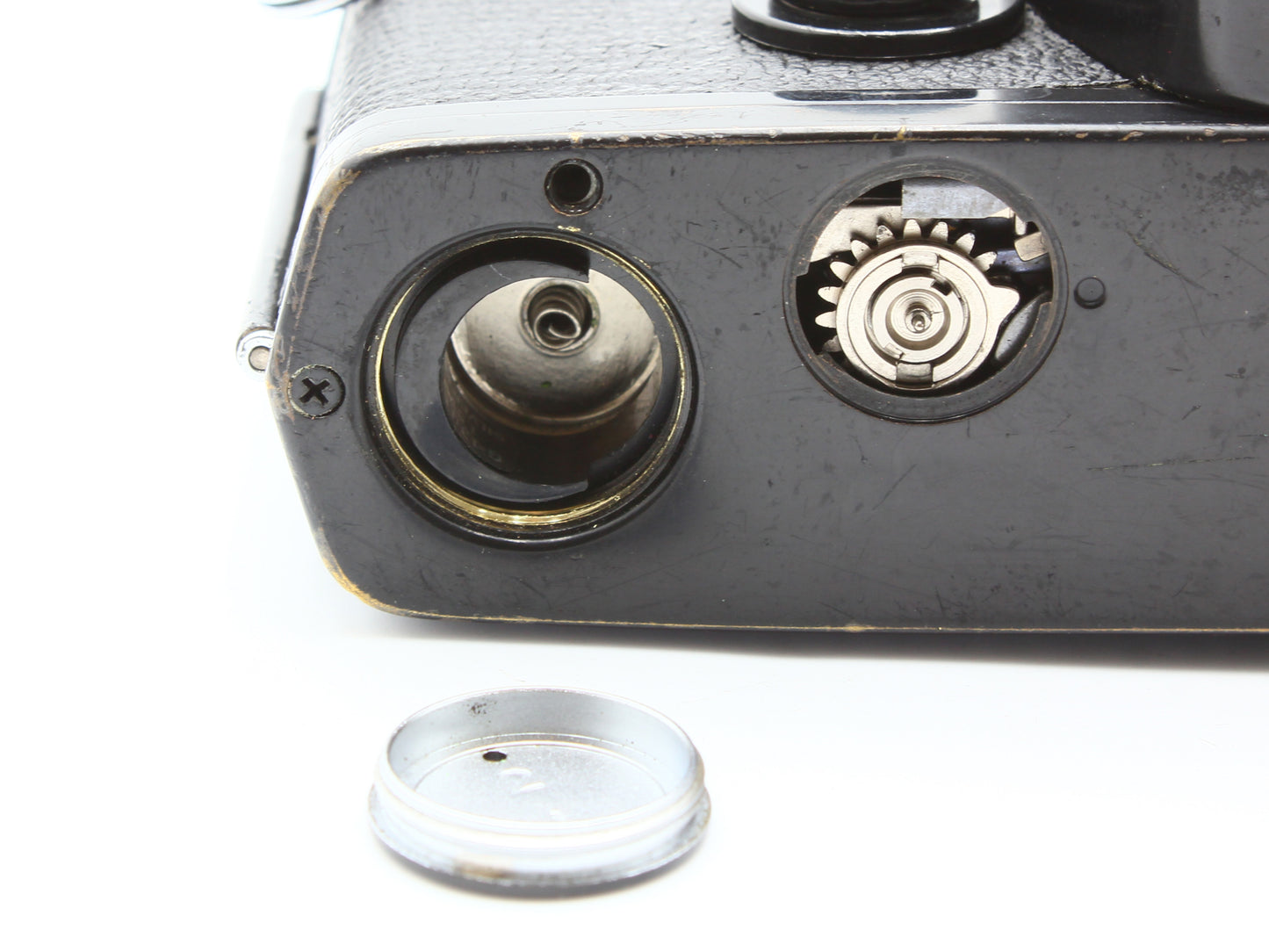 Olympus OM-2N Black 35mm SLR Camera F.Zuiko 50mm f1.8 Lens Winder 2【Exc+4】