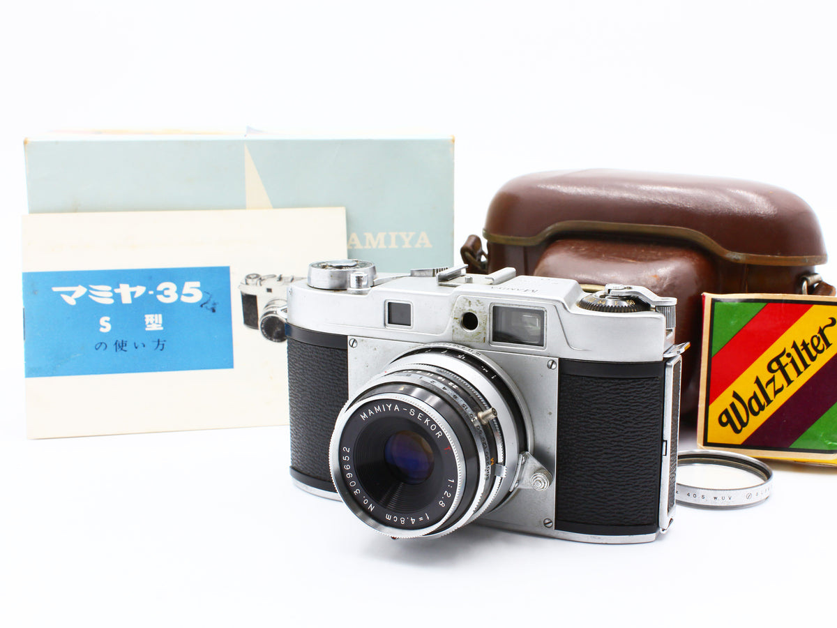 Mamiya 35 S 35mm Rangefinder Camera Sekor 48mm f2.8 from JAPAN【Very Good】