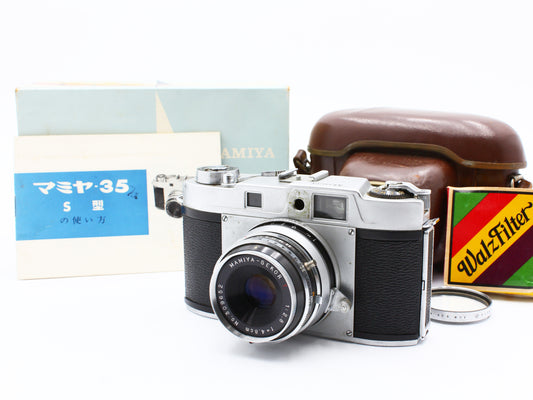 Mamiya 35 S 35mm Rangefinder Camera Sekor 48mm f2.8 from JAPAN【Very Good】