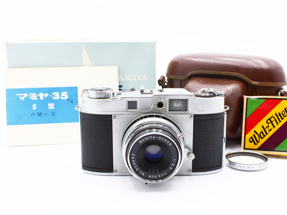 Mamiya 35 S 35mm Rangefinder Camera Sekor 48mm f2.8 from JAPAN【Very Good】
