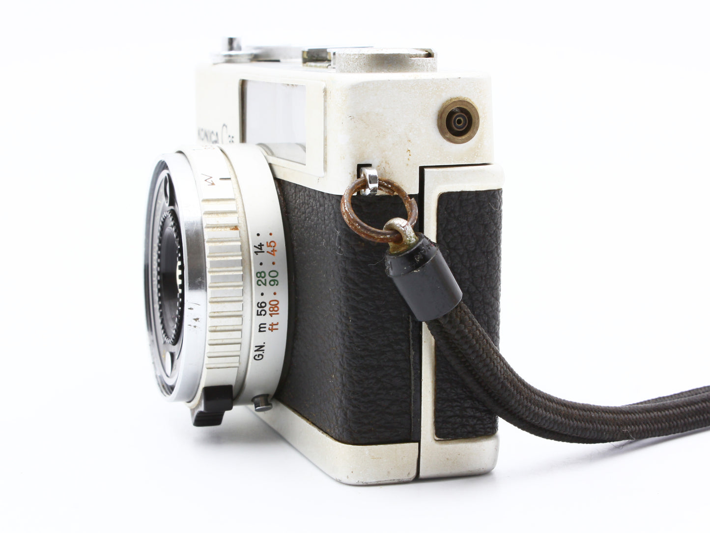 KONICA C35 Rangefinder Film Camera Hexanon 38mm f/2.8 Lens from JAPAN【VeryGood】