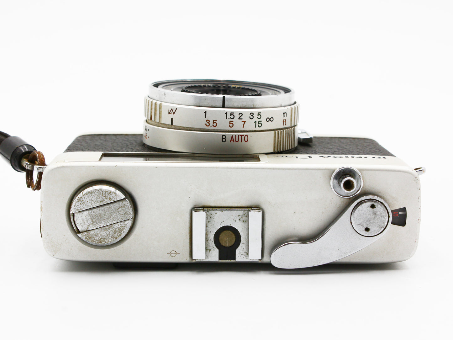 KONICA C35 Rangefinder Film Camera Hexanon 38mm f/2.8 Lens from JAPAN【VeryGood】