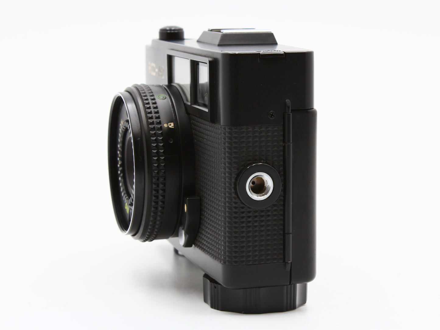 RICOH A-2 35mm Film Camera Black COLOR RIKENON 35mm f/2.8 Lens JAPAN【VeryGood】