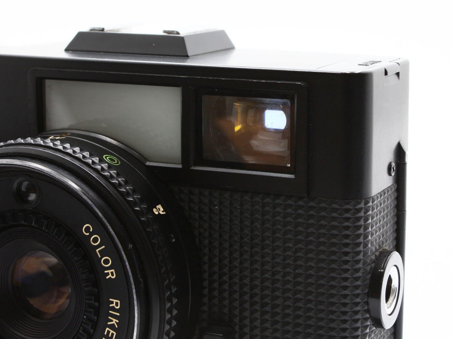 RICOH A-2 35mm Film Camera Black COLOR RIKENON 35mm f/2.8 Lens JAPAN【VeryGood】