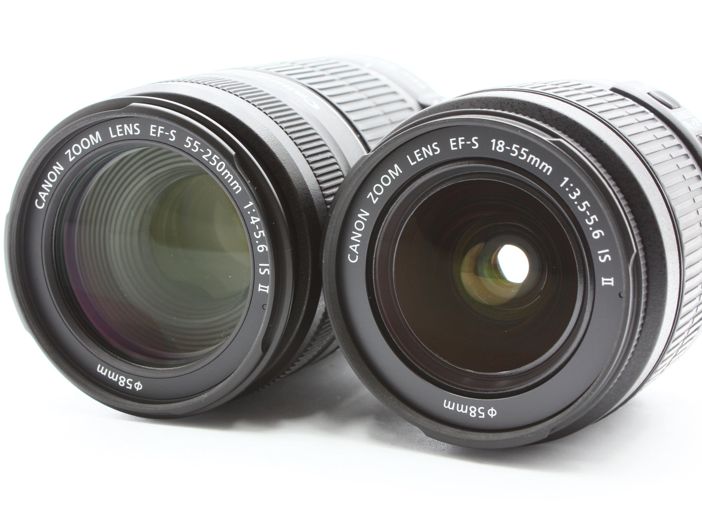 Canon EOS Kiss X5 DSLR Camera 18-55mm 55-250mm EF-S Zoom Lens JAPAN【NearMint】