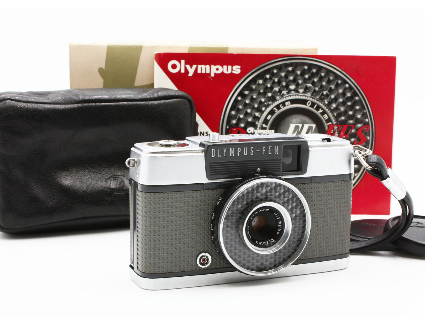 Olympus Pen EE Silver Half Frame 35mm Film Camera D.Zuiko 2.8cm f3.5【Exc+5】