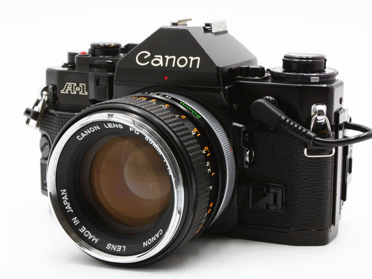 Canon A-1 35mm SLR Film Camera FD 50mm f1.4 Lens from JAPAN【Exc+4】