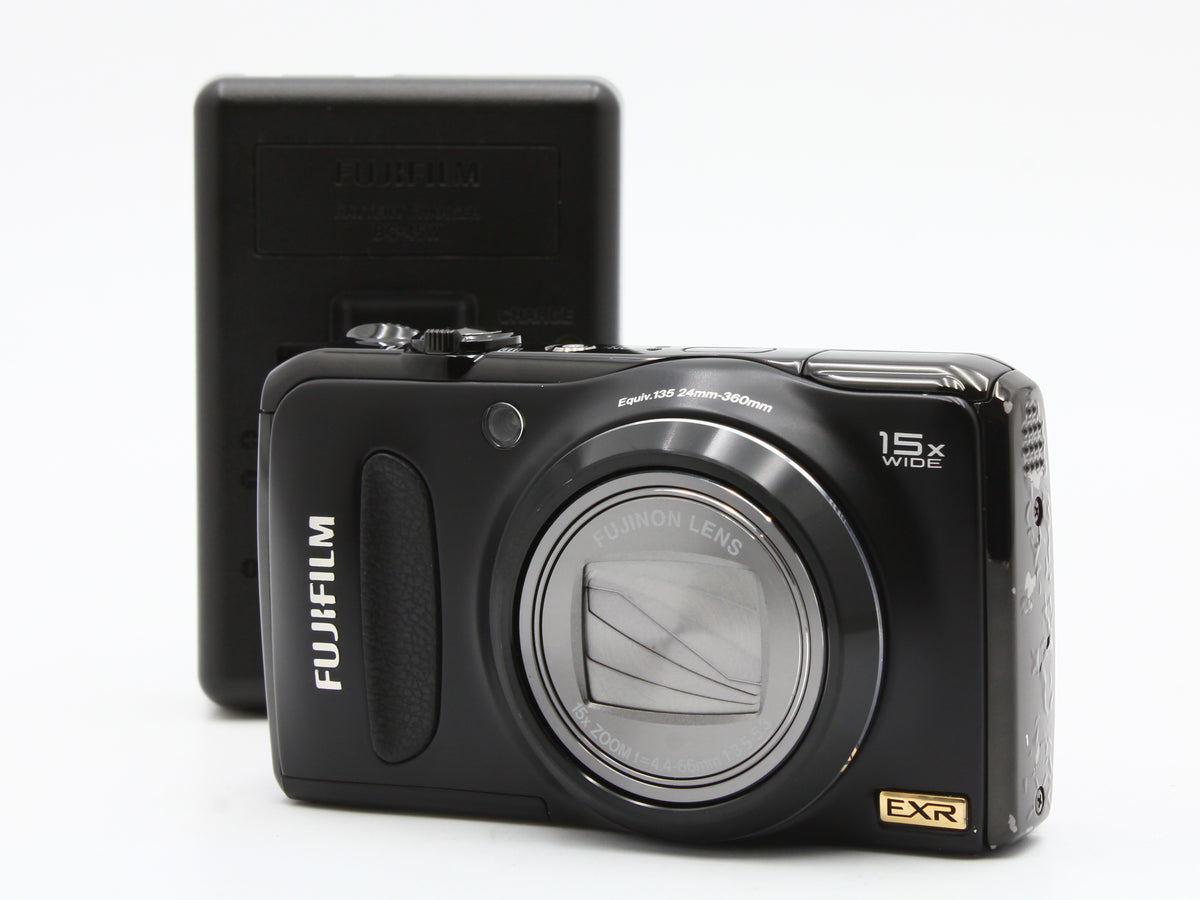 FUJIFILM FinePix F300EXR Compact Digital Camera Black 15x Zoom Lens JAPAN【Exc+4】