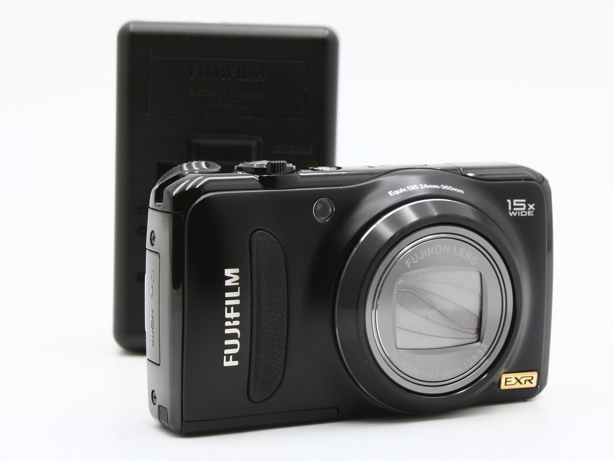 FUJIFILM FinePix F300EXR Compact Digital Camera Black 15x Zoom Lens JAPAN【Exc+4】