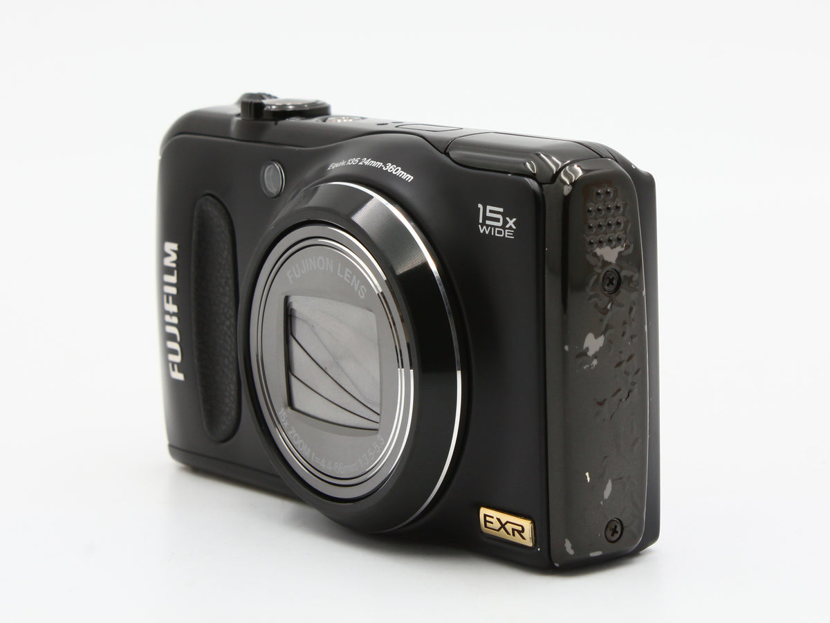 FUJIFILM FinePix F300EXR Compact Digital Camera Black 15x Zoom Lens JAPAN【Exc+4】