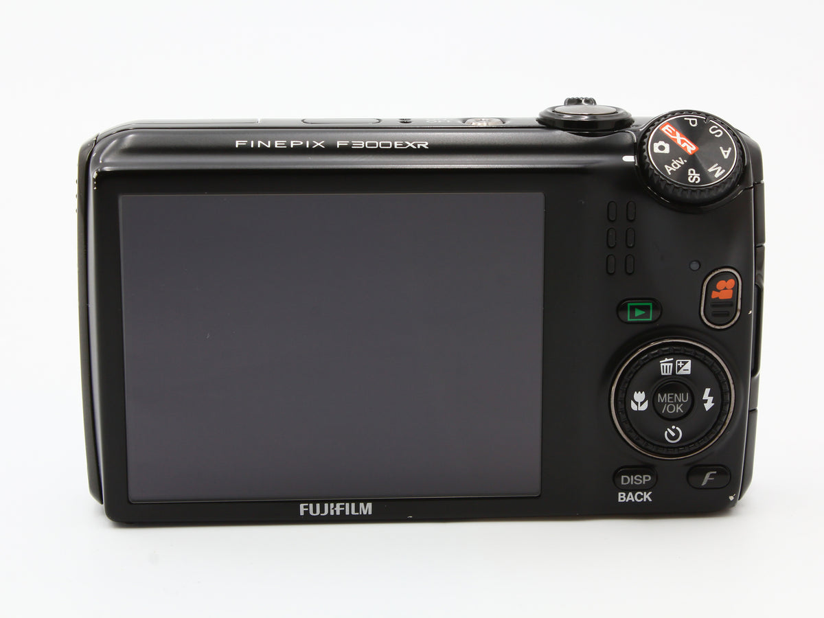 FUJIFILM FinePix F300EXR Compact Digital Camera Black 15x Zoom Lens JAPAN【Exc+4】