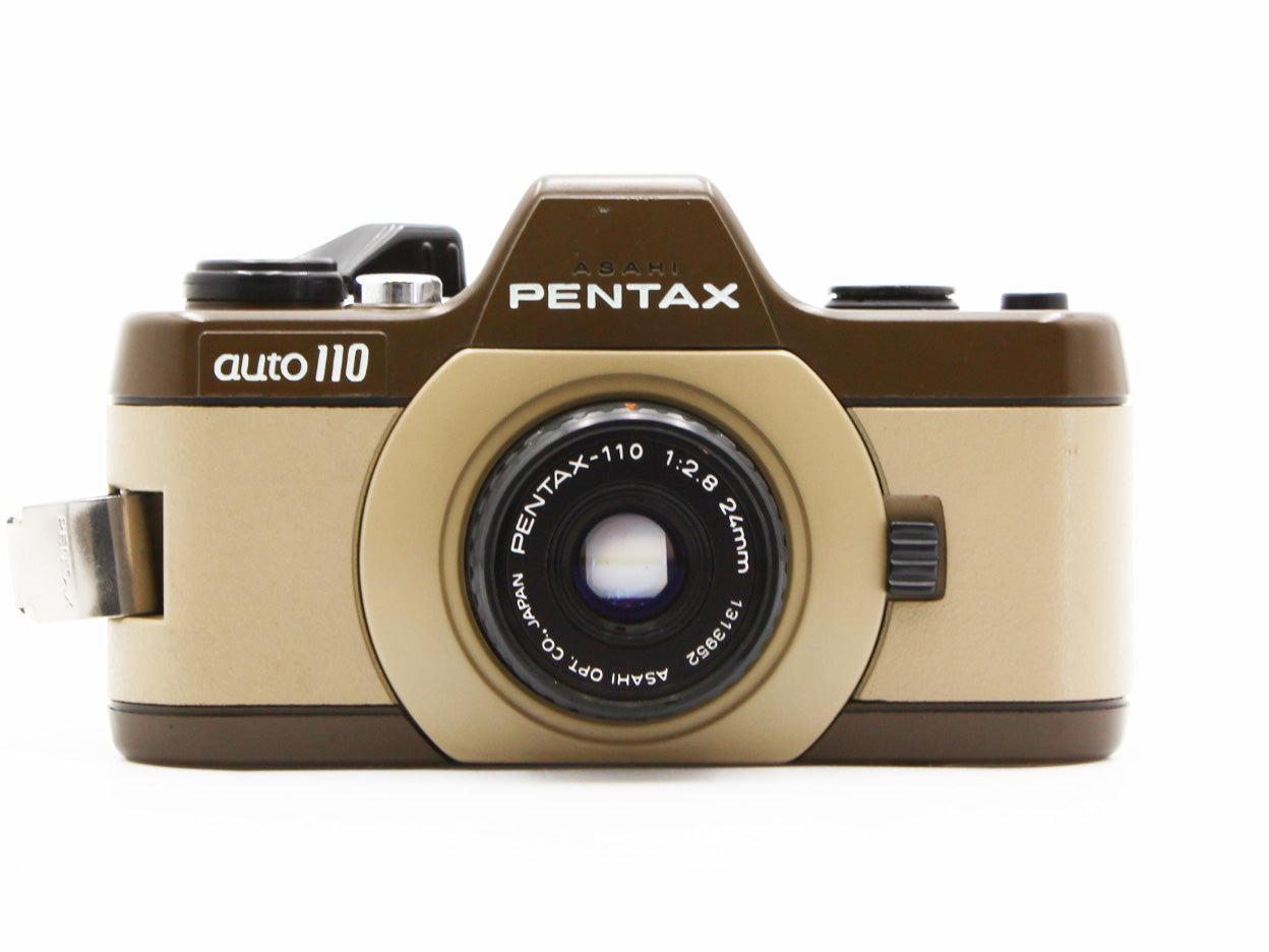 PENTAX auto 110 Maroon Safari 24mm F2.8 Lens from Japan【Exc+4】