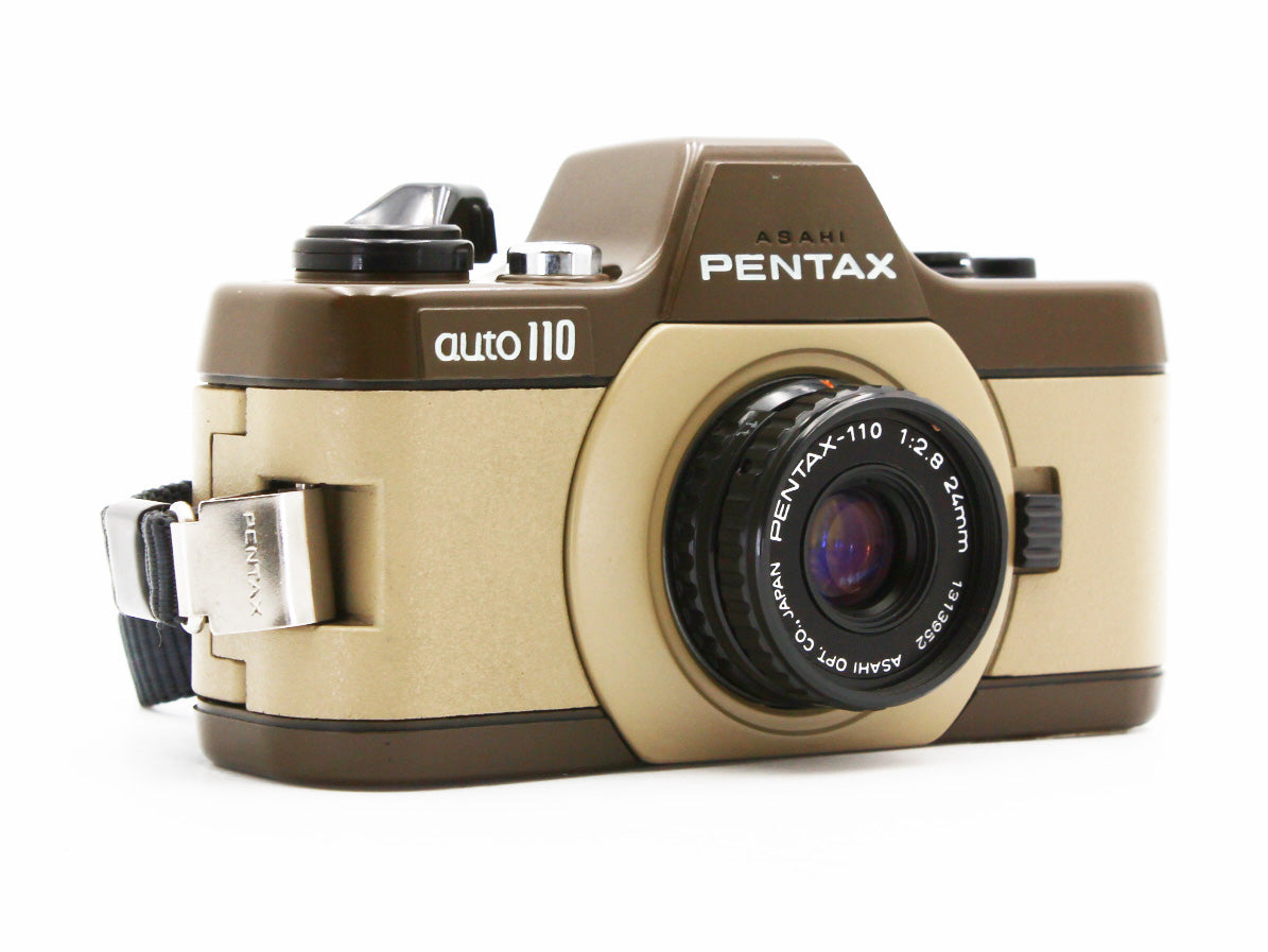 PENTAX auto 110 Maroon Safari 24mm F2.8 Lens from Japan【Exc+4】